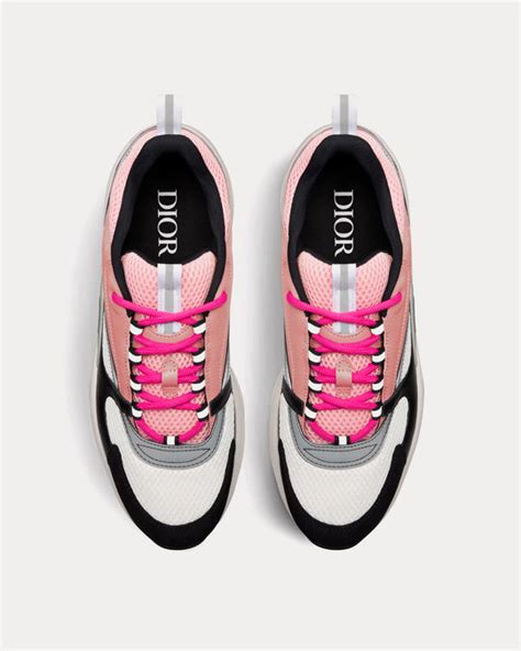 pink dior men's sneakers|Dior b22 pink and white.